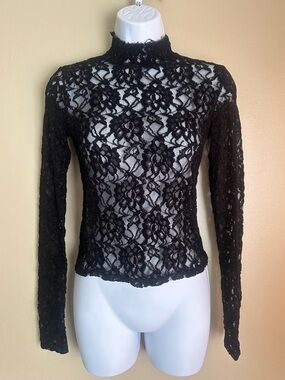 Black Lace Shirt